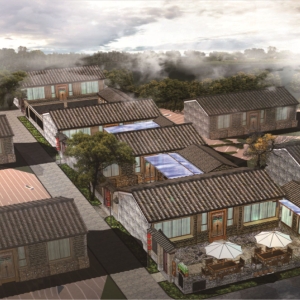 ?？谑屑t旗鎮泮邊村民宿建筑設計方案